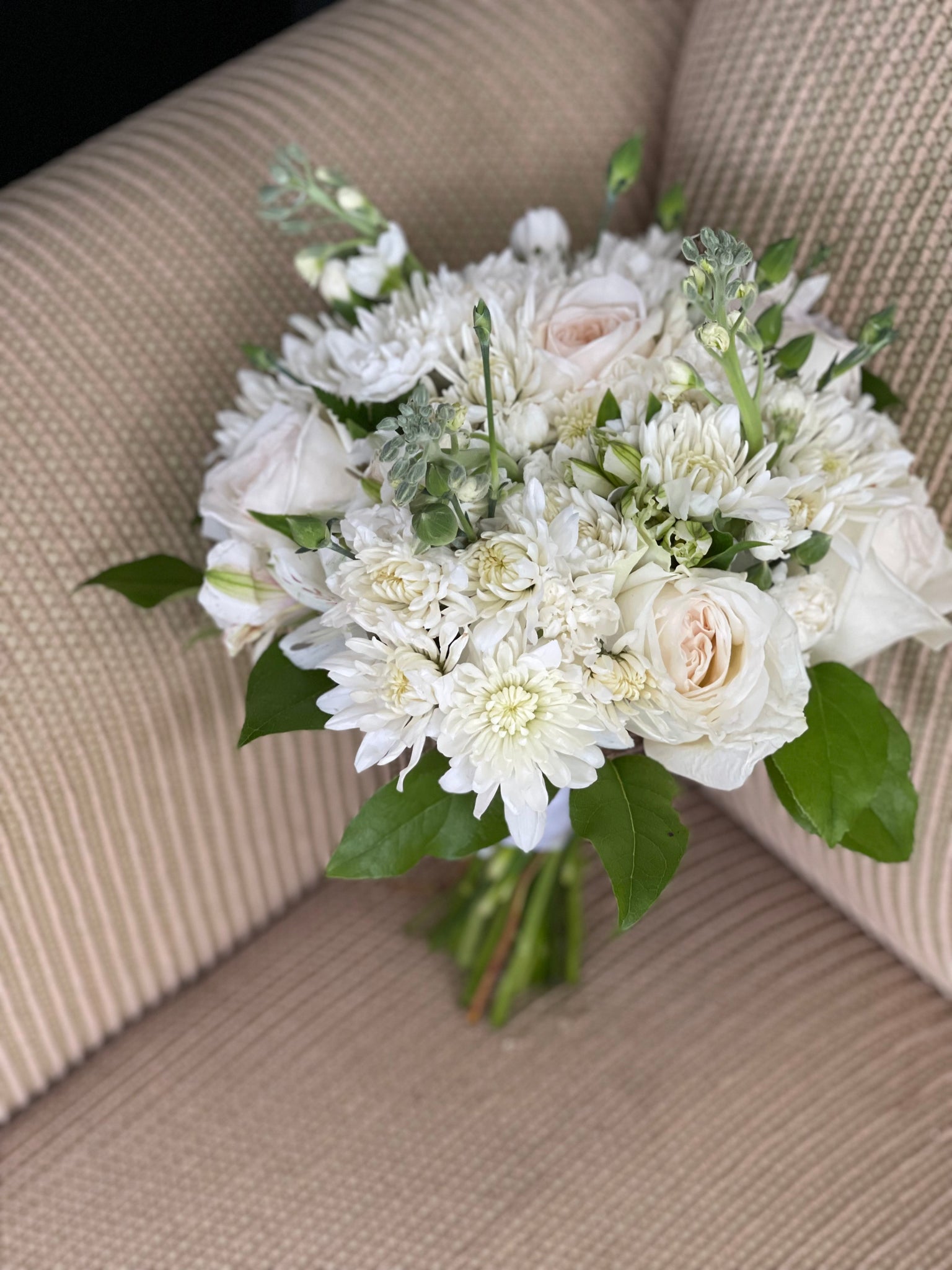 “White” prom bouquet