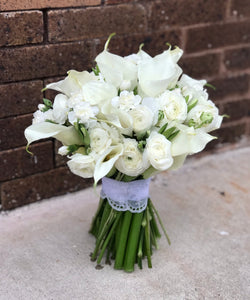 “Morning glory” bridal bouquet