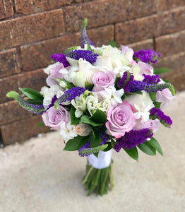 “Lovely colors” bridal bouquet