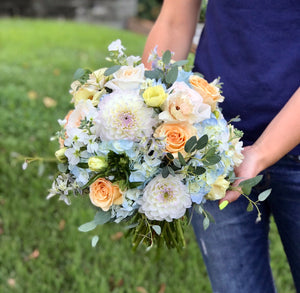 “Dahlias fantasy “ bridal bouquet